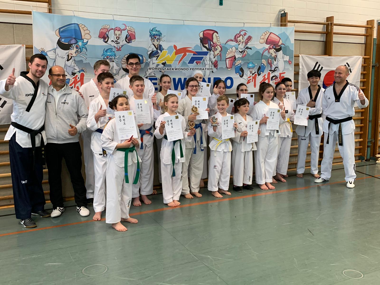 Taekwondo Gürtelprüfung 14.12.2019