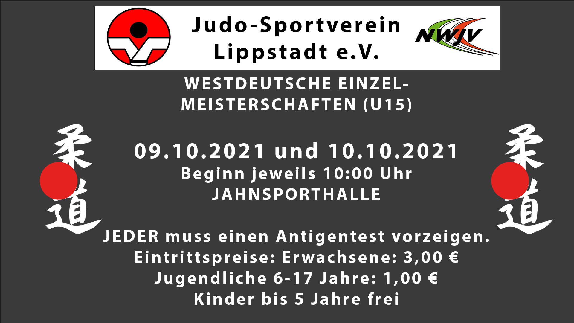 Einladung zu den Westdeutschen Einzelmeisterschaften (U15) Jugendturnier